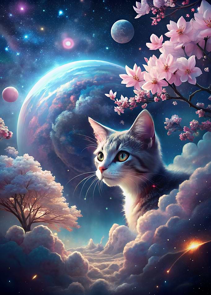 Galaxy Cat Japanese Theme