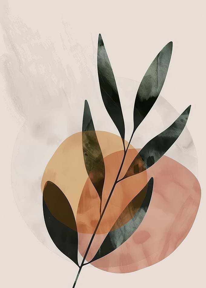 Abstract floral botanic
