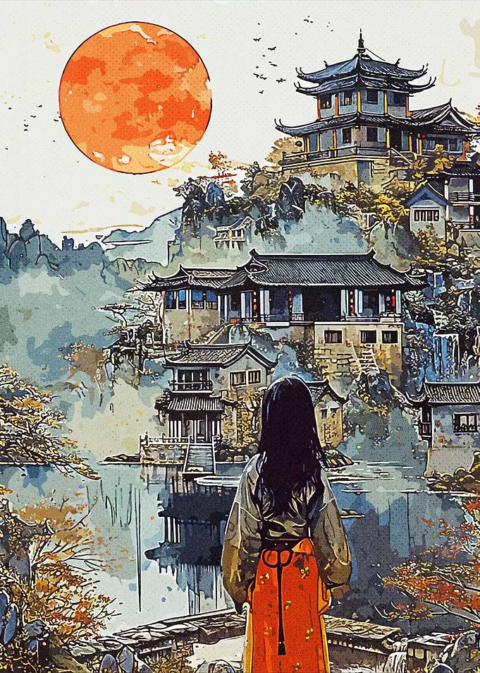 Japan Castle Art
