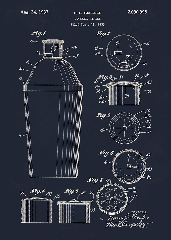 Cocktail Shaker 1935