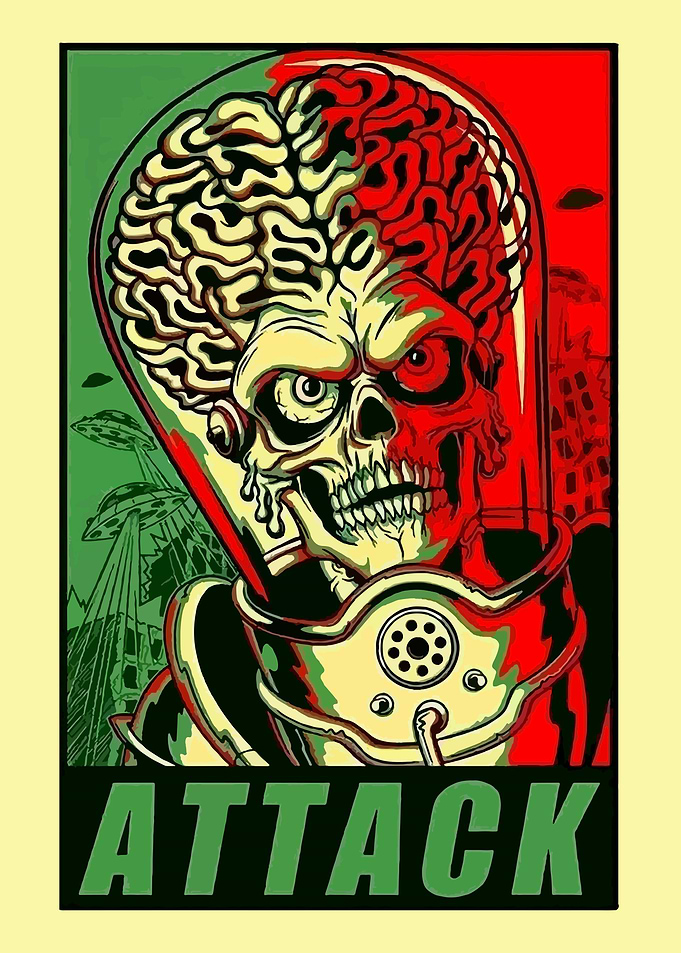 Mars Attack Movie Comic