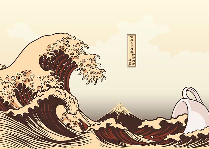 The Great Wave of Coffee