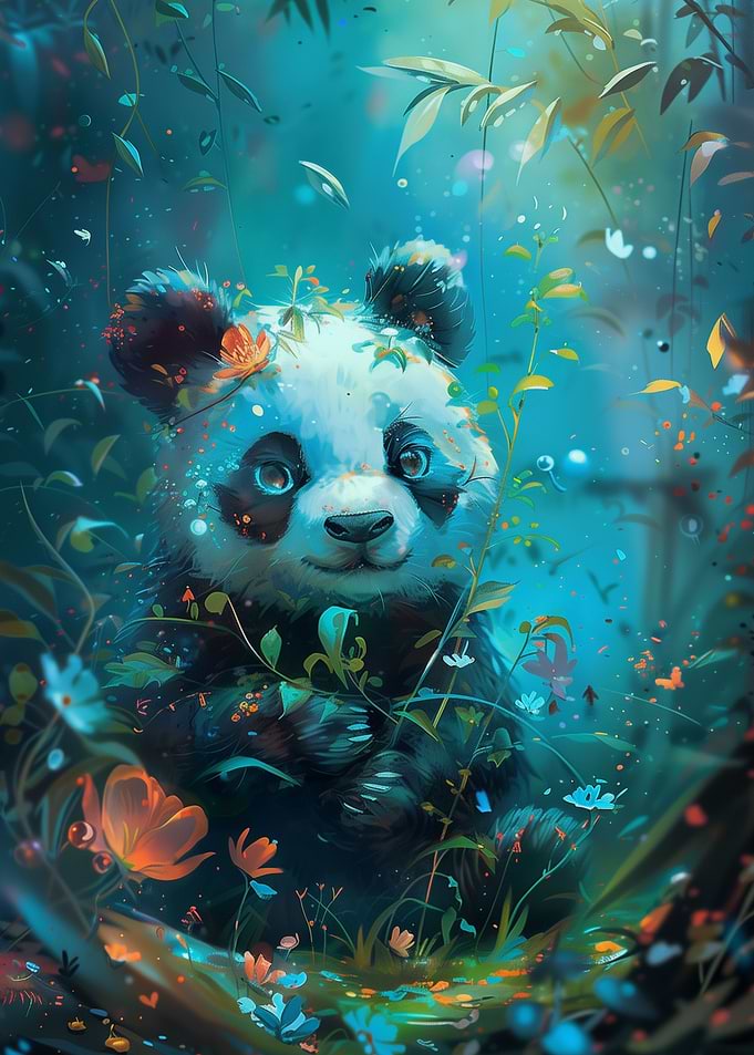 Panda cub