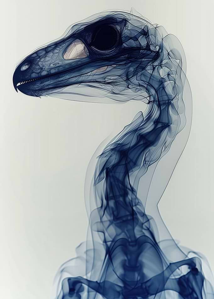 dinosaur in xrays