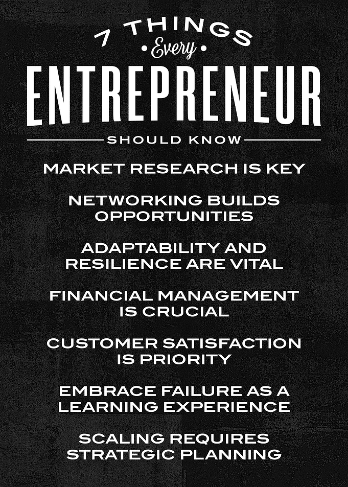 7 things entrepreneur