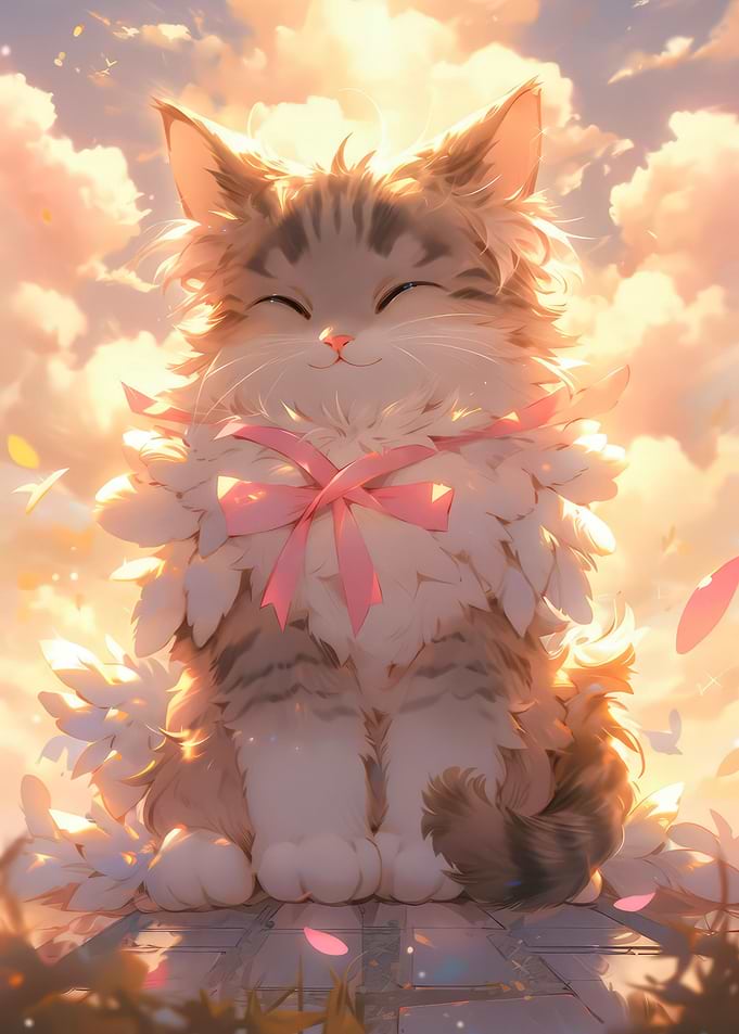 Cute Anime Cat