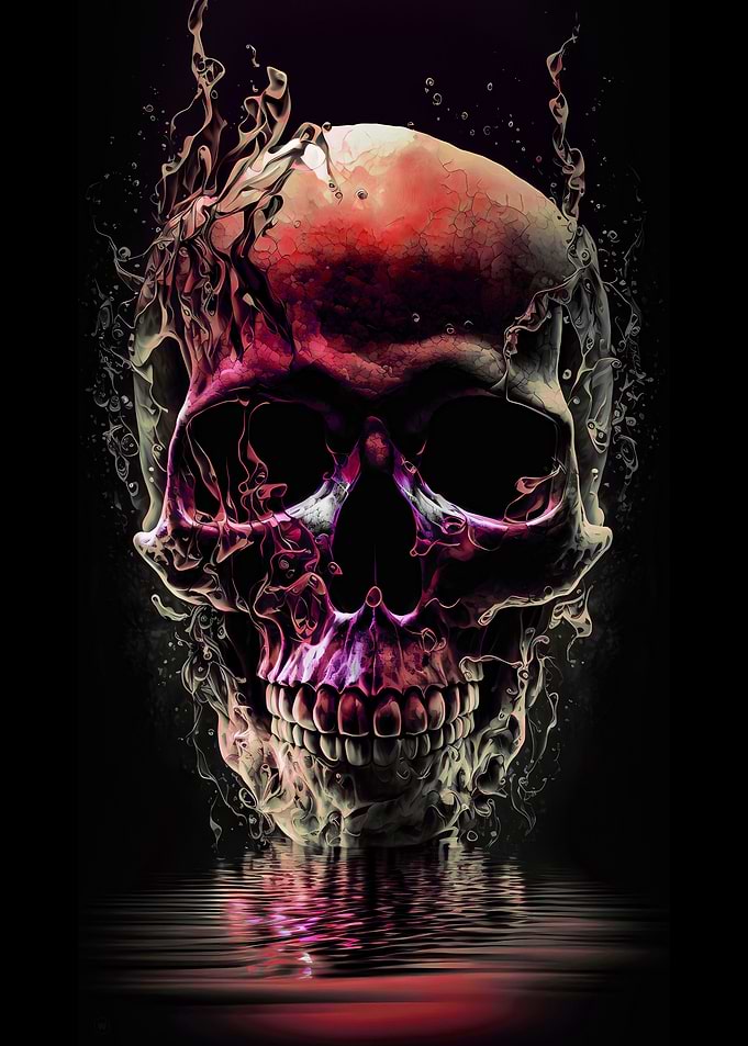 3D Skull Aesthetic