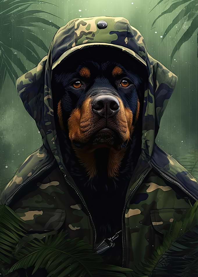 Rottweiler Camo Jacket