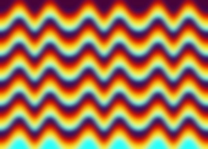 Waves psychedelic distorte
