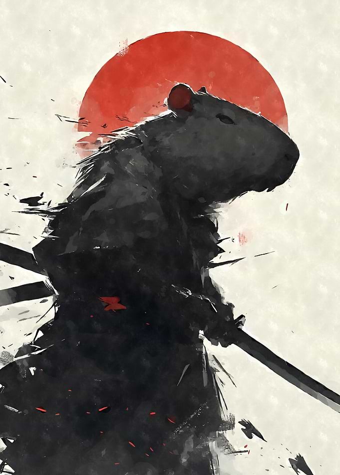 Capybara Samurai Japan