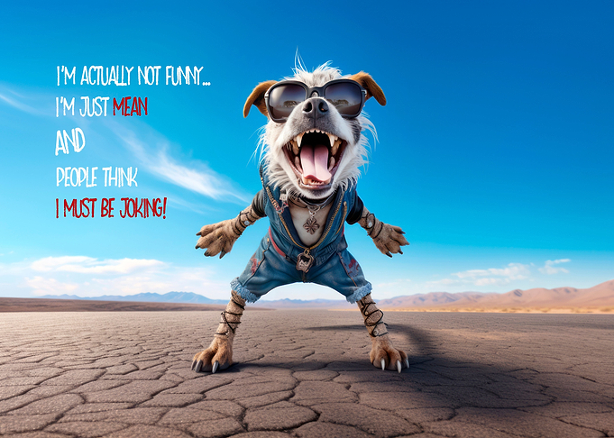 WITTY DOG Mean