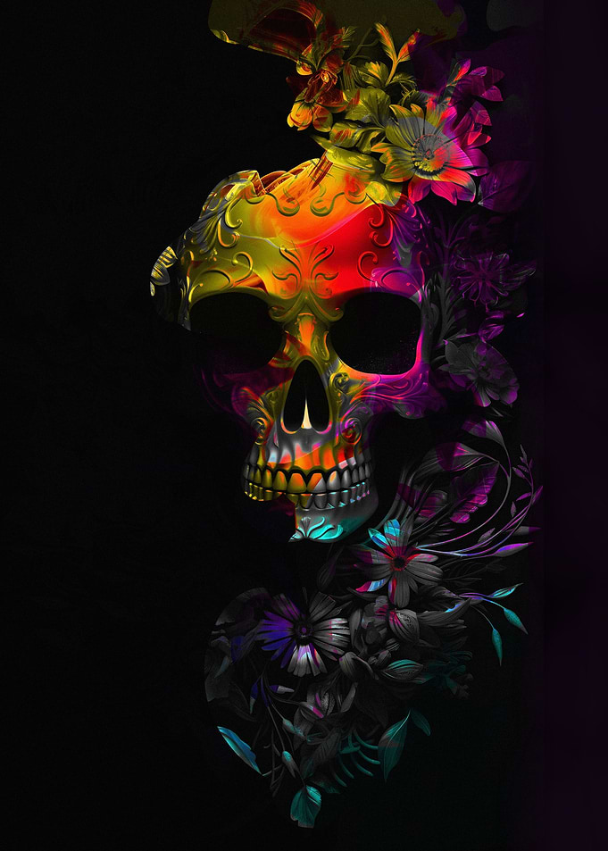 Abstract Skull