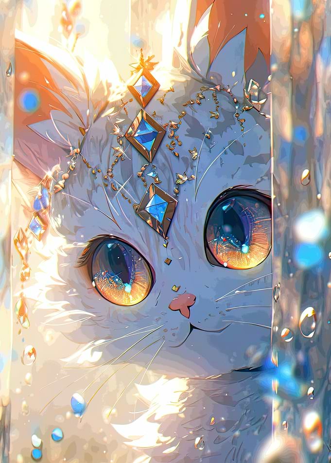Cute White Cat