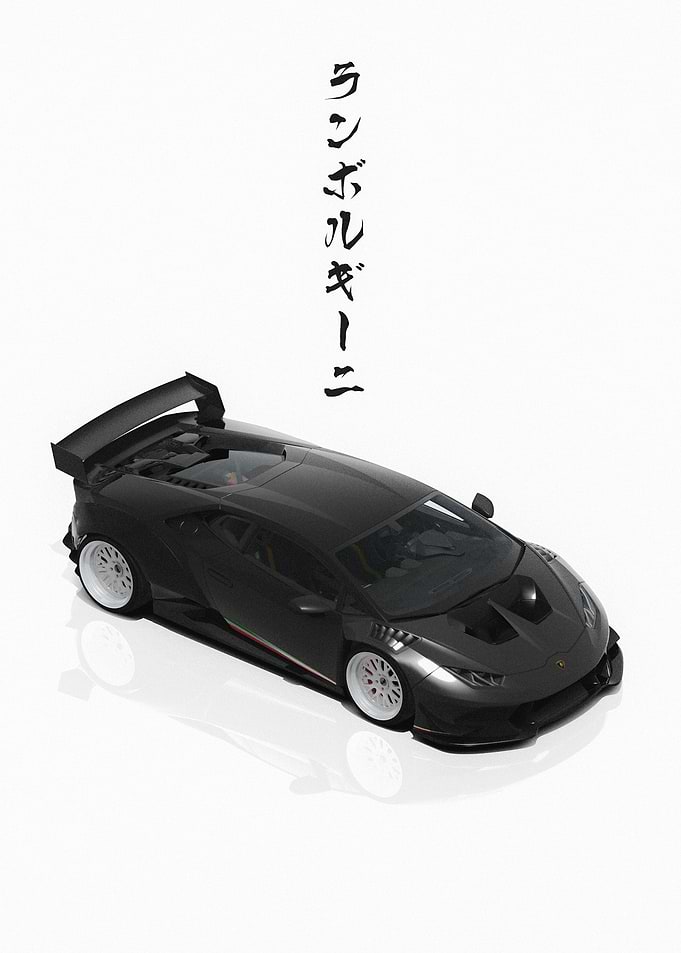 Black Lamborghini Huracan