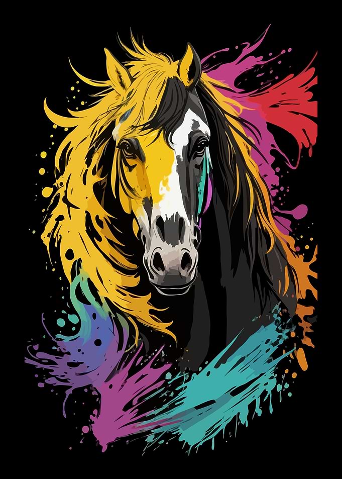 Horse Head Graffiti