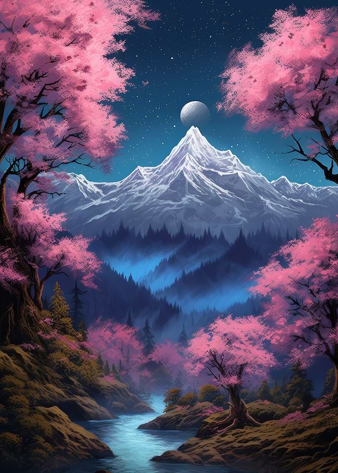 Japanese Mystic Moonlight