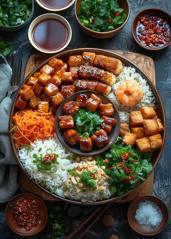 Platter of Food