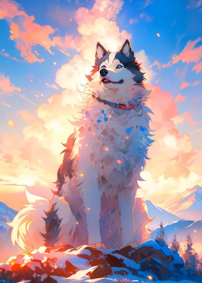 Cute Anime Dog