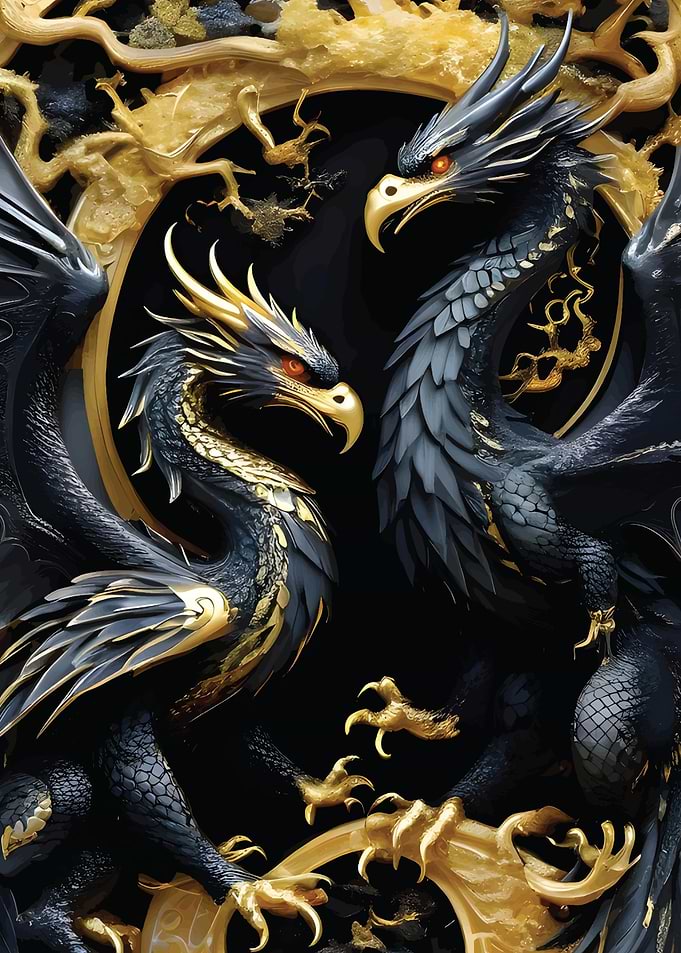 Abstract dragon