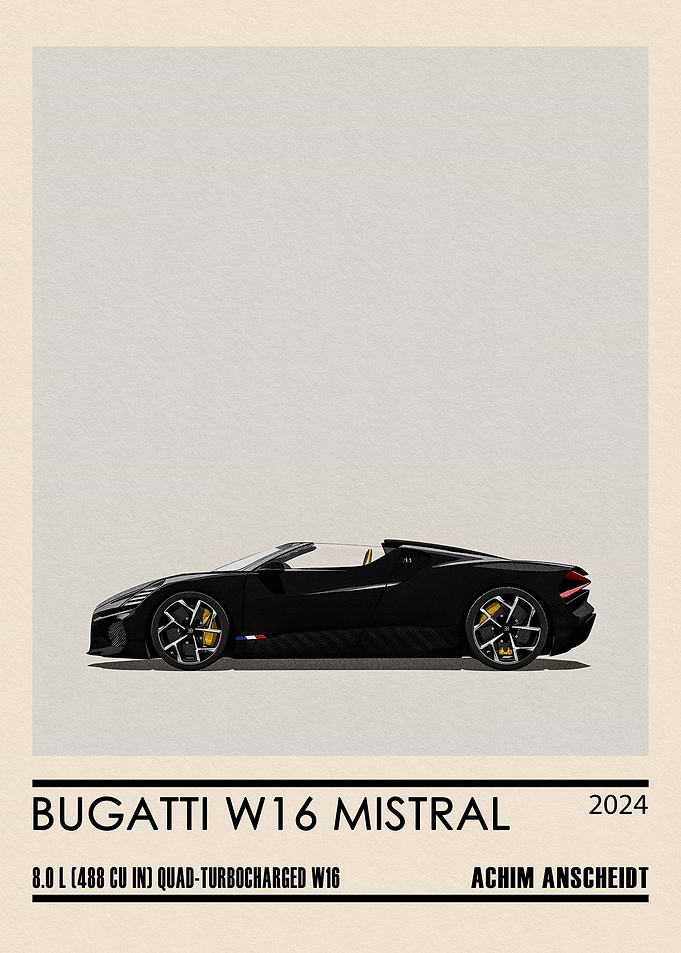 Bugatti W16 Mistral 2024