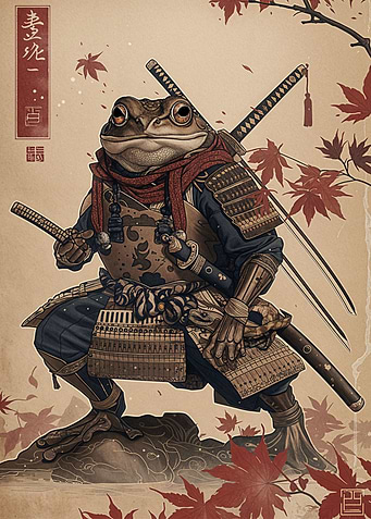 Samurai Frog