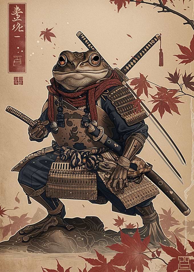 Samurai Frog