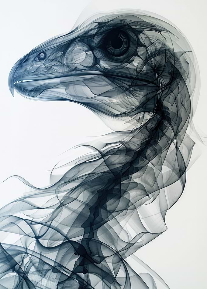 dinosaur in xrays