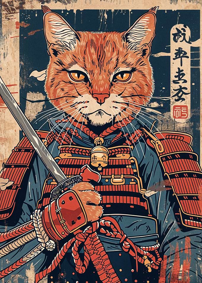 Samurai Cat