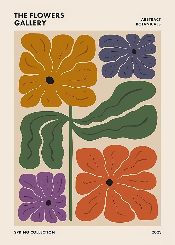 Retro Funky Flower