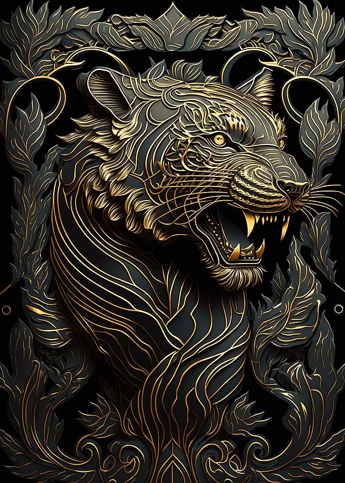 Lord Golden Jungle Tiger