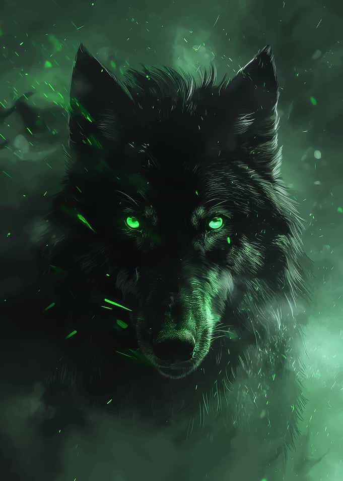 Black Wolf Guardian