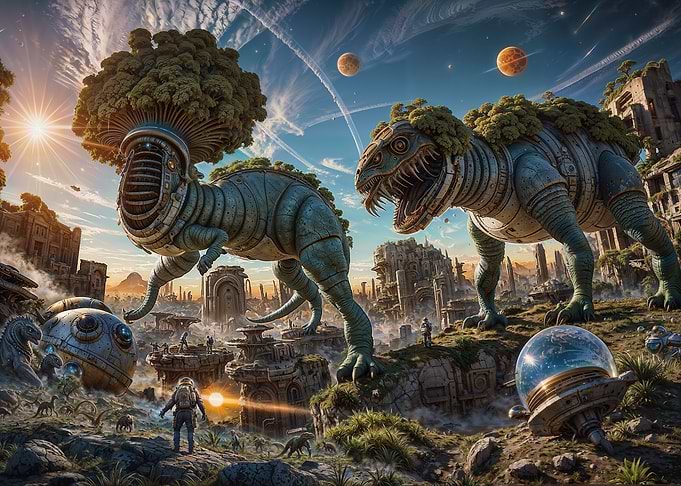 Extraterrestrial Dinos