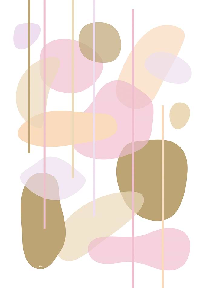 Playful neutral abstracts