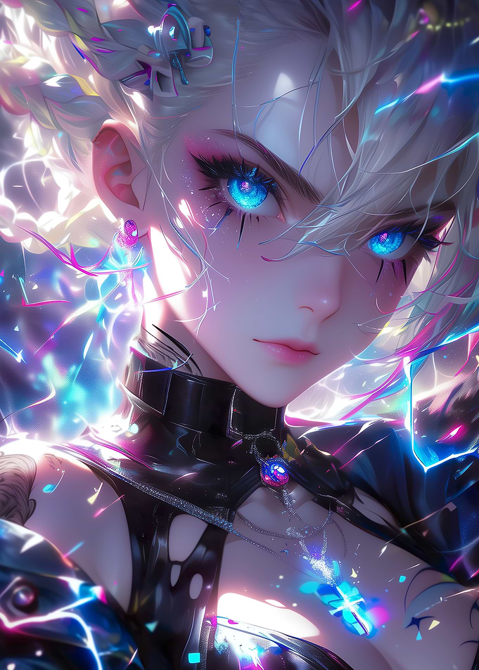 Lightning Anime Lady