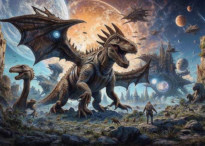 Cosmic Dinosaur Invasion