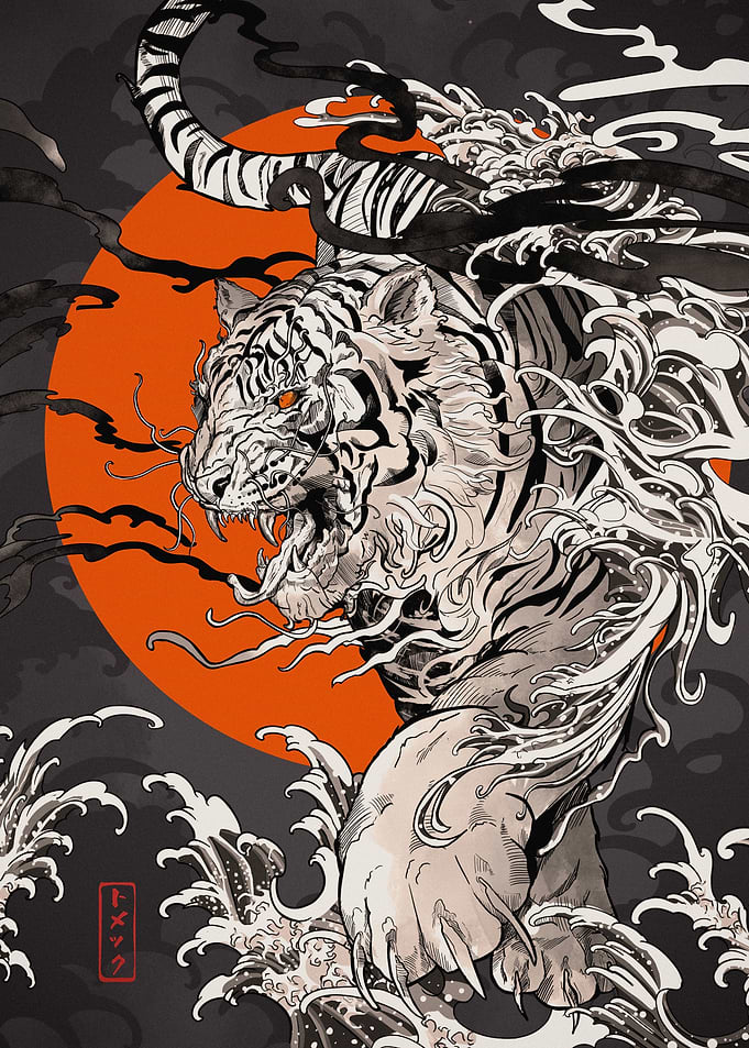 Red Moon Tiger