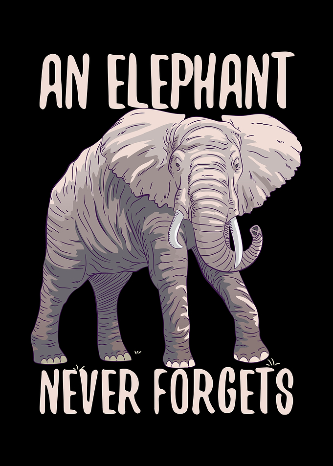 Retro Elephant Spirit