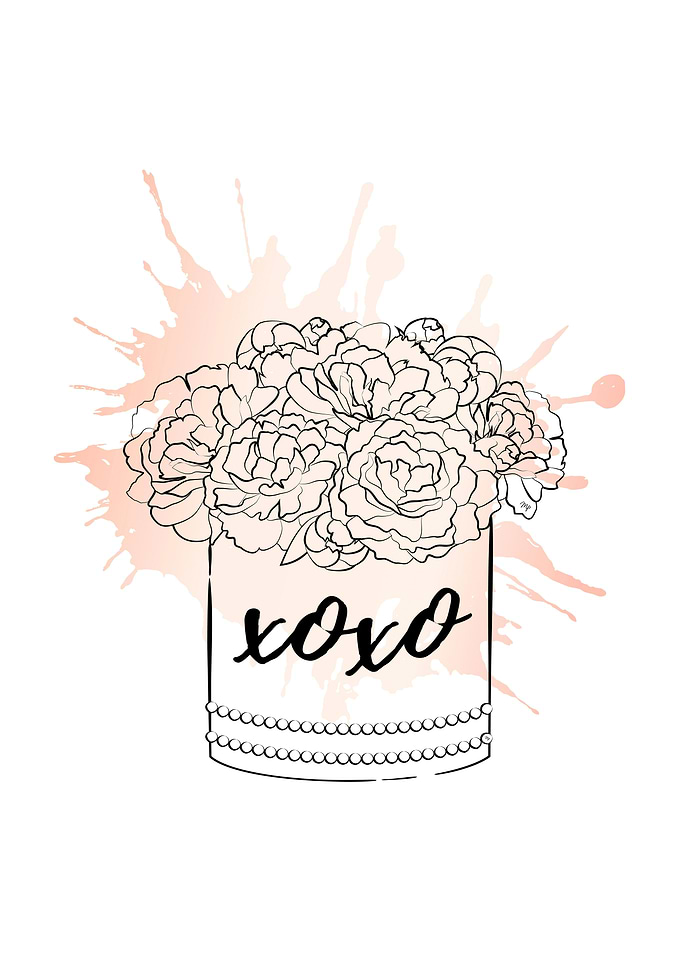 XOXO peonies