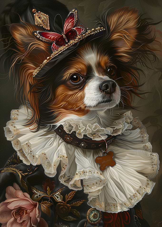 Papillons dog