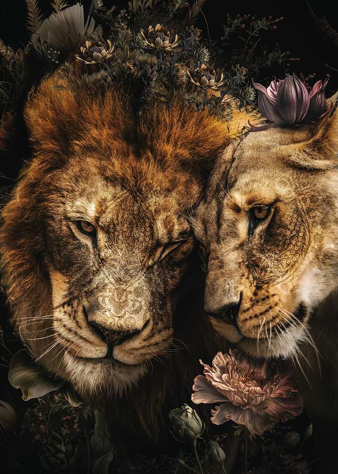 Lion and Lioness
