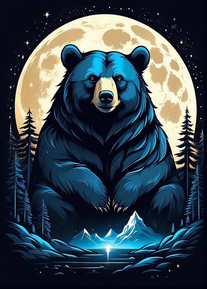 Moonlit Bear