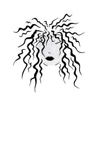 Curly woman