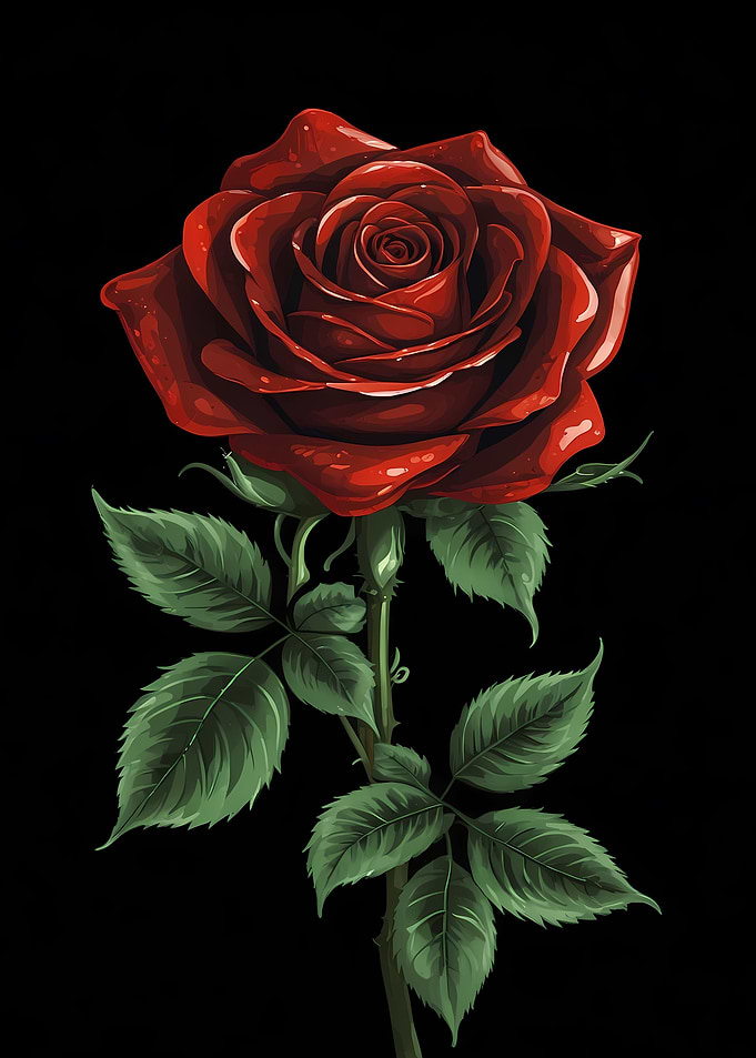Gothic Blossom Rose