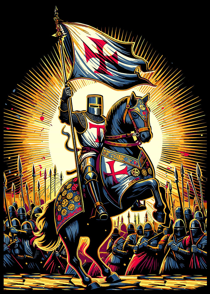 Deus Vult Godfrey Leads