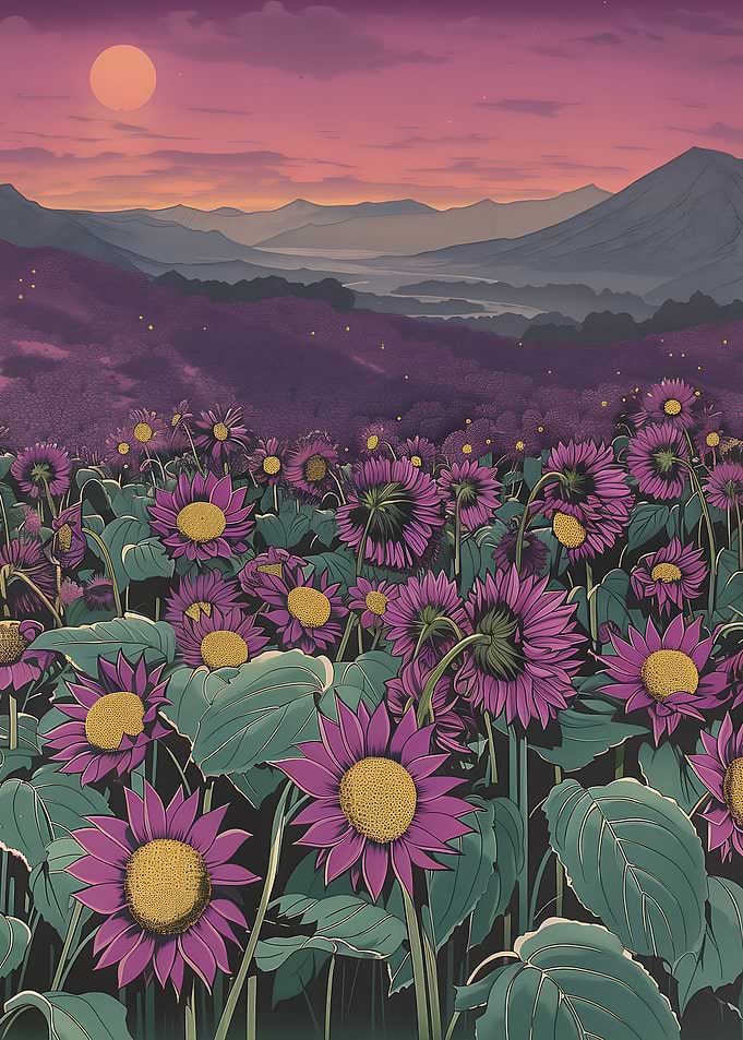 Flower Purple Kuroyuri