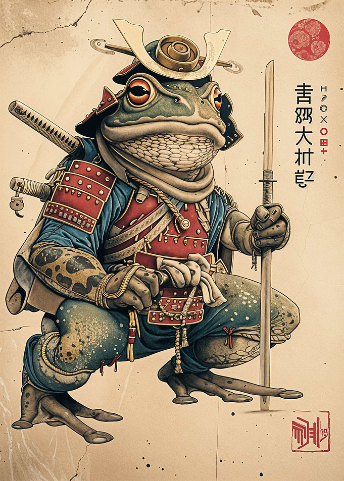 Samurai Frog