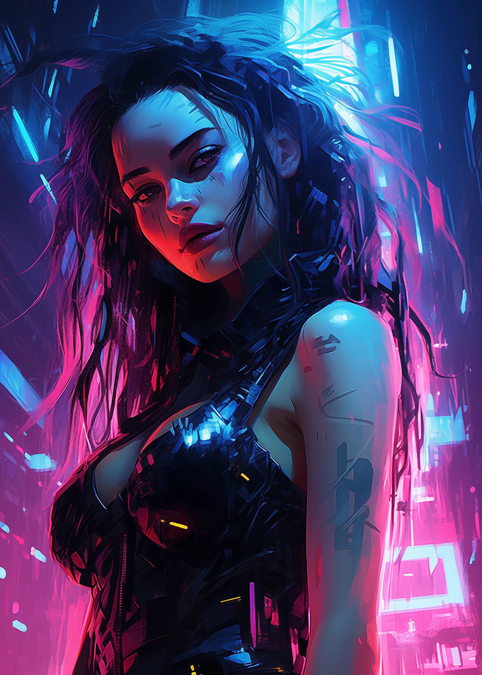Neon City Girl