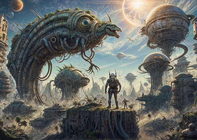 Strange Surreal Worlds