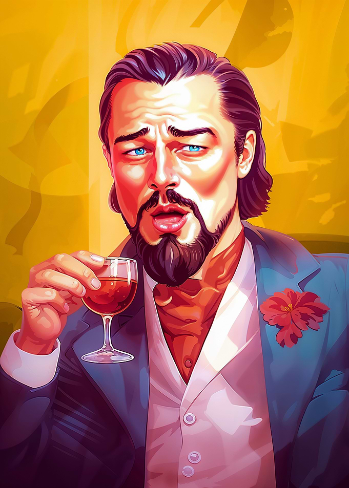 Leonardo DiCaprio Laughing