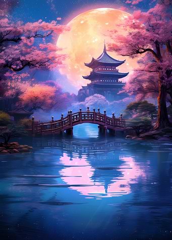 Japanese Mystic Moonlight